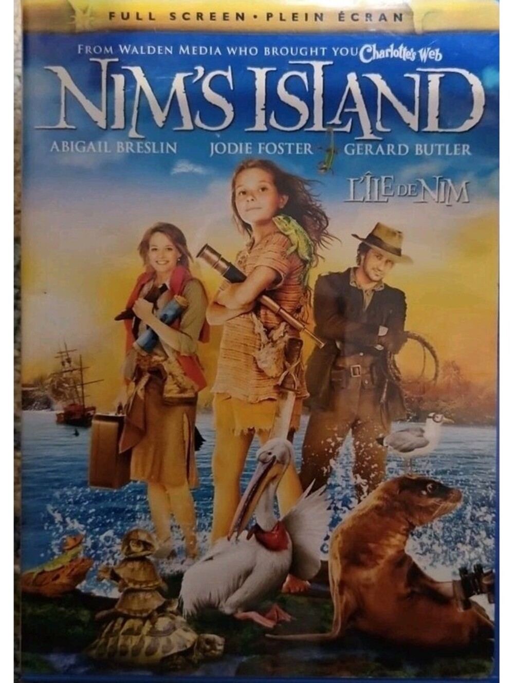 Nims Island (DVD, 2008, Canadian Pan and Scan Sensormatic) New Sealed